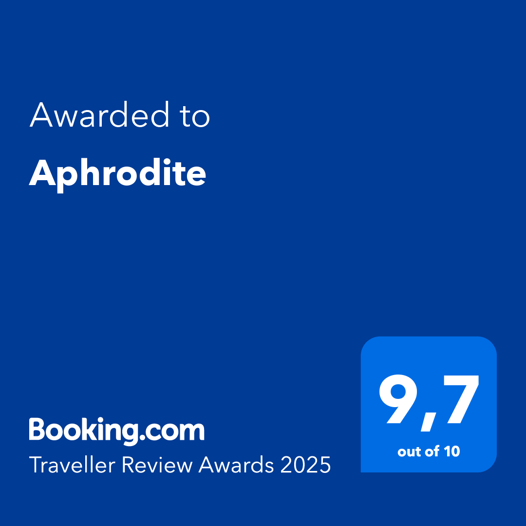 Award by Booking for our luxury villa with private swimming pool