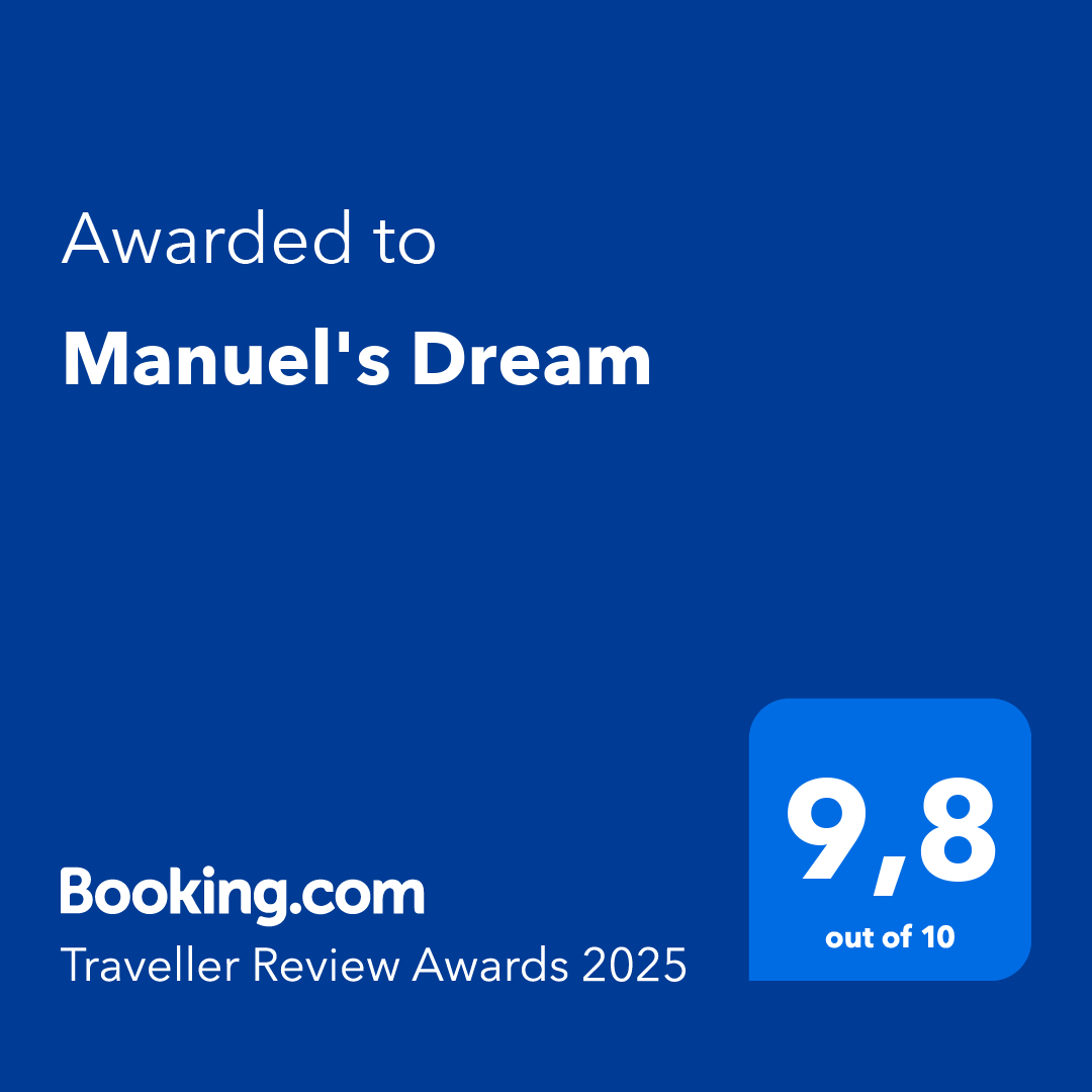 Award by Booking for our luxury villa with private swimming pool