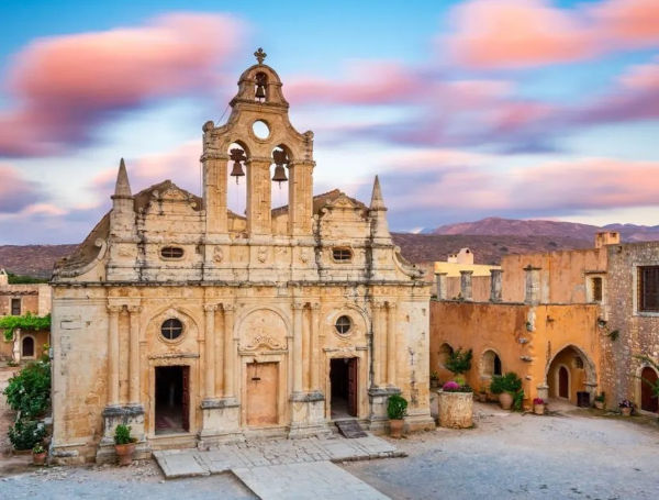 An old church in the Greek island of Crete will enhance your tourist experience